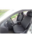 Модельные авточехлы для Volkswagen Polo (2009-н.в.) из экокожи Premium, черный Модельные авточехлы для Volkswagen Polo (2009-н.в.) из экокожи Premium, черный