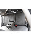 Модельные авточехлы для Peugeot 508 из экокожи Premium, серый