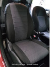 Модельные авточехлы для Mitsubishi Pajero Sport II (2008-2015) из экокожи Premium и ткань жаккард (гобелен)