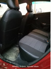 Модельные авточехлы для Peugeot 308 (2008-2015) из экокожи Premium и ткань жаккард (гобелен)
