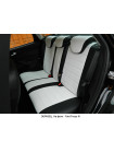 Модельные авточехлы для Chery Amulet из экокожи Premium, черный+белый Модельные авточехлы для Chery Amulet из экокожи Premium, черный+белый